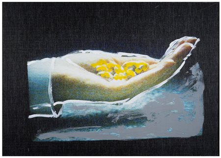 MARIO SCHIFANO Homs 1934 - Roma 1998 Senza Titolo 1990 - 1997 Acrilico su...