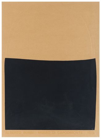 ALBERTO BURRI Città di Castello 1915 - Nizza 1995 Museo di Capodimonte 1978...