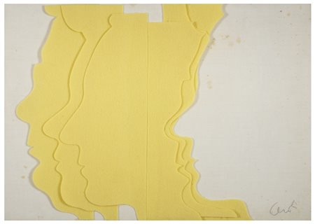 MARIO CEROLI Castel Frentano 1938 Profili serie Centocolori Profili in...