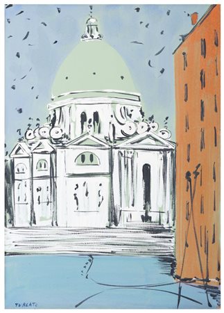 GIULIO TURCATO Mantova 1912 Roma 1995 Chiesa della salute Venezia 1969 - 1970...