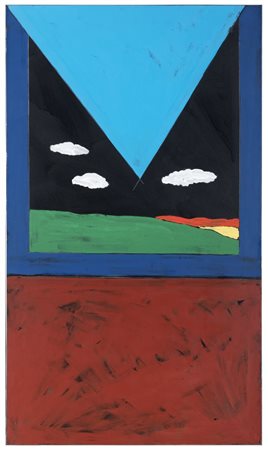 TANO FESTA Roma 1938 - 1988 Paesaggio 1974 Acrilici e smalto su tela cm 120 x...