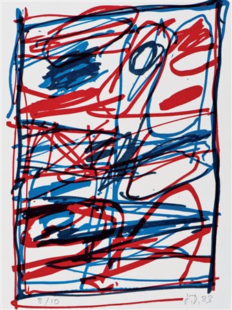 JEAN DUBUFFET Le Havre 1901 - Parigi 1985 Senza titolo 1983 Senza titolo 1983...