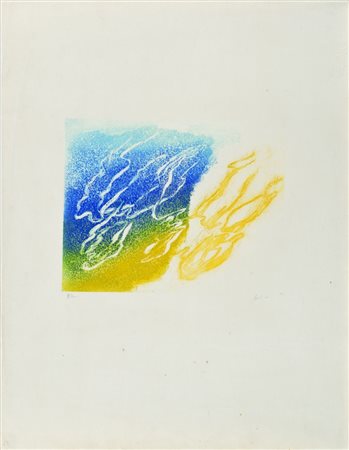 JEAN FAUTRIER Parigi 1898 - Châtenay Malabry 1964 Senza titolo Acquantinta ex...