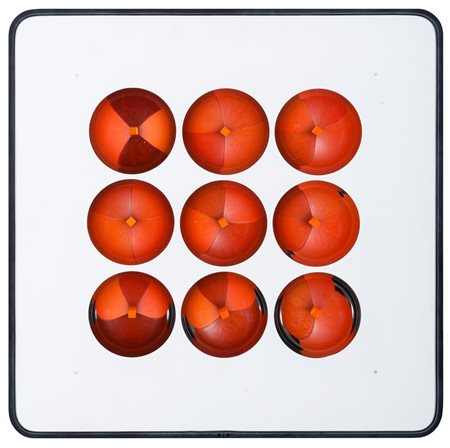 FRANCO COSTALONGA Venezia 1933 Oggetto Cromocinetico 1970 assemblaggio di...