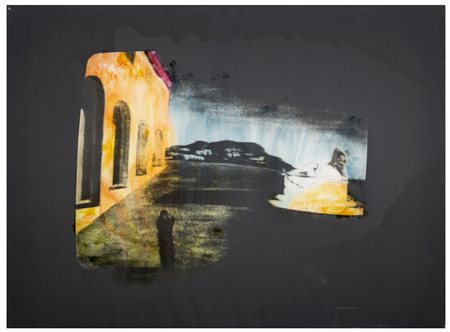 MARIO SCHIFANO Homs 1934 - Roma 1998 Senza Titolo 1974 - 78 Smalto su tela...