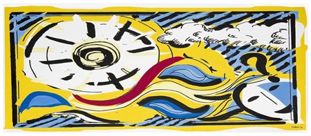 Leo Zaff Roncade 1968 Incertezze II° 2010 Acrilico su tela 39x92 Certificato...