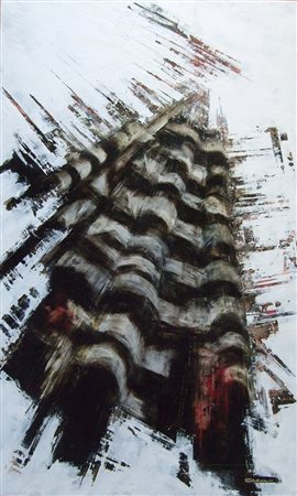 EZIO AROSIO LISSONE 1949 Sfinge 2015 tecnica mista su pannello - cornice a...