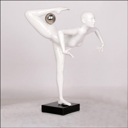 Andrea Giorgi Ancona 1974 Tatiana (bianco) 2016 Scultura in resina base in...