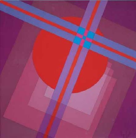 Mario Agrifoglio S. Margherita Ligure 1935 Senza titolo 1989 Olio su tela 60x60