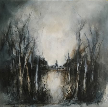 Kristina Milakovic Belgrado 1976 Senza titolo 2015 Acrilico su tela 30x30