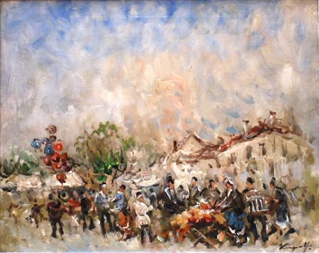 Ivan Karpoff Russia 1898 Senza titolo 0 Olio su tela 40x50