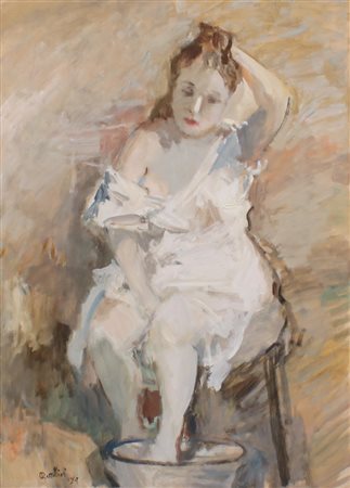 Gian Piero Restellini Monza 1895 Primavera 1967 Olio su tavola 70x50