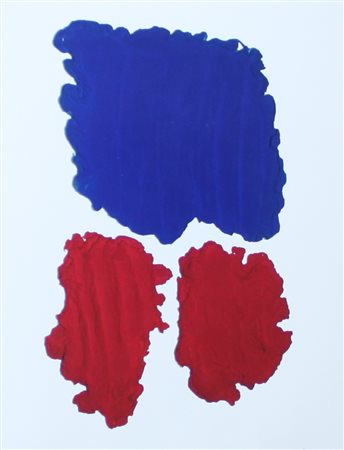 Pino Pinelli Catania 1938 Pittura BL R.R. 1990 Pigmenti di colore su tre...