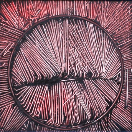 Emilio Scanavino Genova 1922 Tramature 0 Olio su tela 60x60 Certificato di...