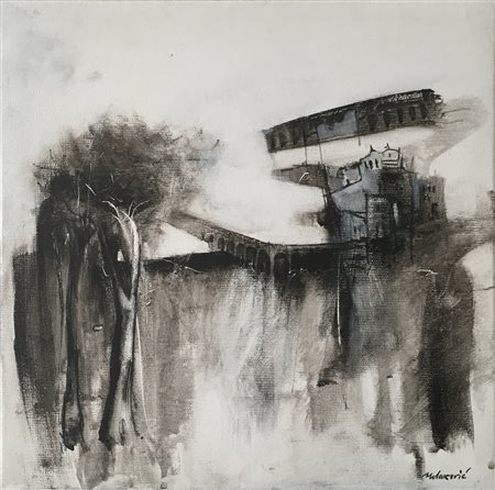 Kristina Milakovic Belgrado 1976 Senza titolo 2015 Acrilico su tela 30x30