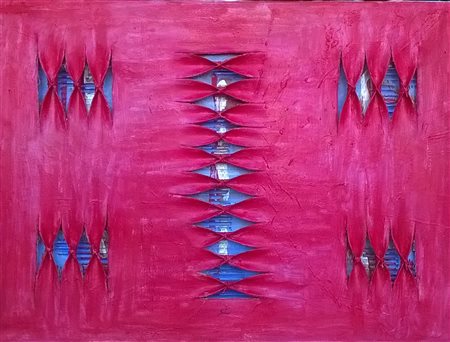 Calogero Salemi Racalmuto (AG) 1966 Nel cielo squarci d'oro 2016 T. Mista...