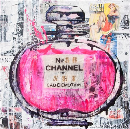 Ludmilla Radchenko Siberia 1978 Channel n 36 SEX 0 Tecnica mista su tela 50x50