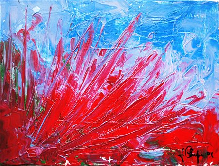 filippo chiappara aragona 1962 esplosione di felicità 2001 acrilico su tela...