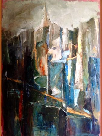 Maria Enrica Ciceri Uboldo 1951 Le Mille Facce di New York 2015 Olio su Tela...