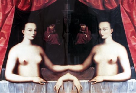 KOLAR JIRI (Protovin 1914 - Praga 2002) "Senza titolo" 1993 Siamaca su carta...