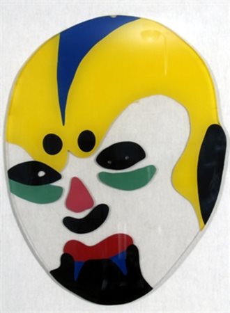 LODOLA MARCO (Dorno Pavia 1955) "Maschera" 1996 Smalto su plexiglass cm. H:...