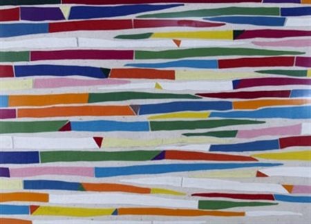 DORAZIO PIERO (Roma 1927 - Todi 2005) "Senza titolo" 1974 Panno lenci su...