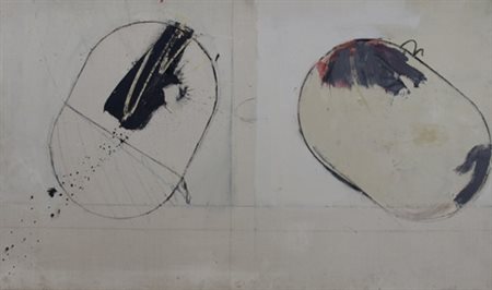 ARICO' RODOLFO (Milano 1930 - Milano 2002) "Senza titolo" 1963 Olio su tela...