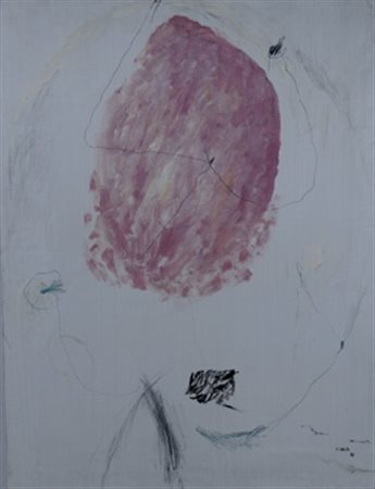 RACITI MARIO (Milano 1934) "Presenze assenze" 1971 Olio su tela cm. H: 80 L:...