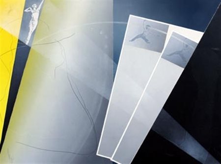 CAGNONE ANGELO (Carcare 1941) "Dance de le" 1986/1987 Tecnica mista su tela...