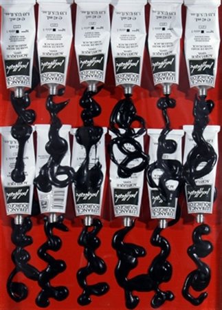 ARMAN FERNANDEZ (Nizza 1928 - Nizza 2005) "Senza titolo" Tubetti di colore...