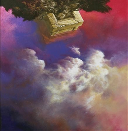 OSSOLA GIANCARLO (Milano 1935) "Riflessi passati" 2001 Acrilico su tela cm....