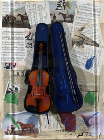 CHIARI GIUSEPPE (Firenze 1926 - Firenze 2007) "Senza titolo" primi anni '70...