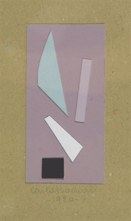 BADIALI CARLA (Novedrate 1907 - Como 1992) "Composizione astratta" 1950...