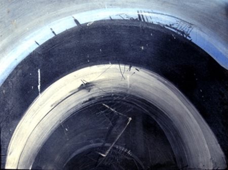 SCANAVINO EMILIO (Genova 1922 - Milano 1986) "Senza titolo" 1966 Olio su...