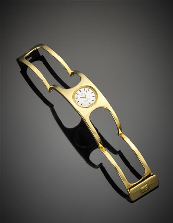 OMEGA Orologio da donna da polso in oro con bracciale semirigido apribile...