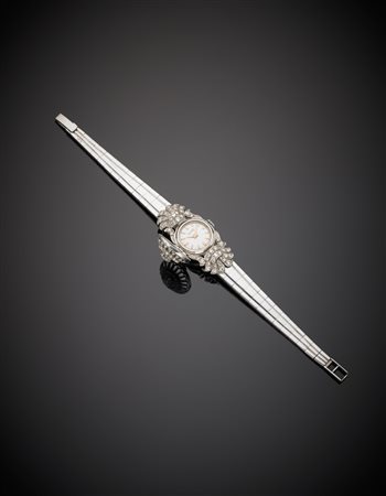 EBERHARD & CO Orologio gioiello da donna in oro bianco con orologio nascosto...