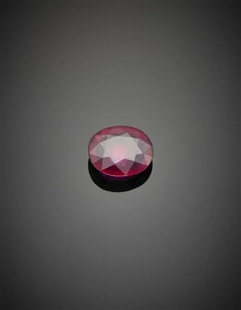 Rubino ovale taglio composito ct 11,63 A composite-cut ruby