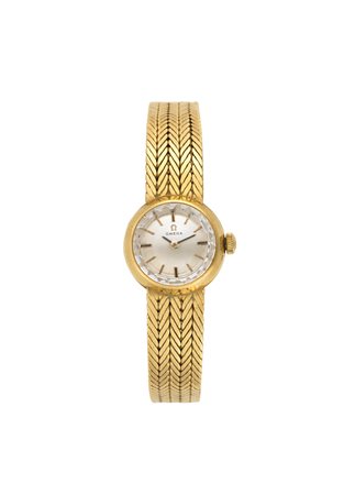 OMEGA Orologio da polso da donna in oro 18K Anni '50 Quadrante, movimento e...