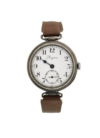 LONGINES Orologio da polso da uomo in argento Anni '30/'40 Quadrante,...