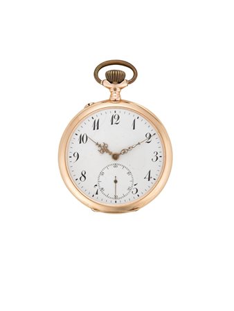 IWC Orologio da tasca da uomo in oro 14K Epoca inizio sec. XX Movimento e...