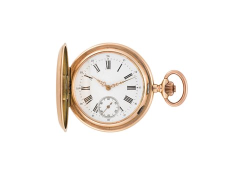 BORNARD Orologio da tasca da uomo in oro 12K Epoca inizio sec. XX Cassa...