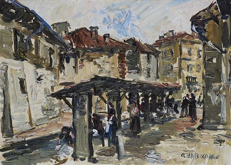 Giovanni Colombo da Busnago (Busnago 1908 - Gaggiano 1972) "Vicolo delle...