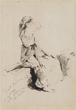 Francesco Paolo Michetti (Tocco da Casauria 1851 - Francavilla al Mare 1929)...