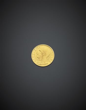 REGNO. Vittorio Emanuele III (1900-1946). Da 50 lire 1932. Pagani 659. Oro....