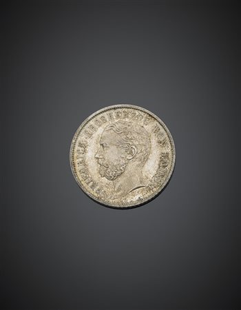 GERMANIA. Baden. Friedrich. Gulden 1867. KM 249. AG. Deliziosa patina. qFDC