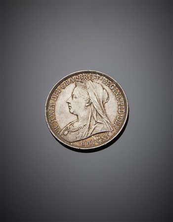 GRAN BRETAGNA. Vittoria (1837-1901). Corona 1897/LX. KM 783. AG. FDC....