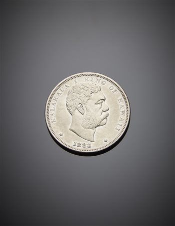 HAWAII. Kalakaua (1874-1891). Dollaro 1883. KM 7. AG. Raro. Bel BB