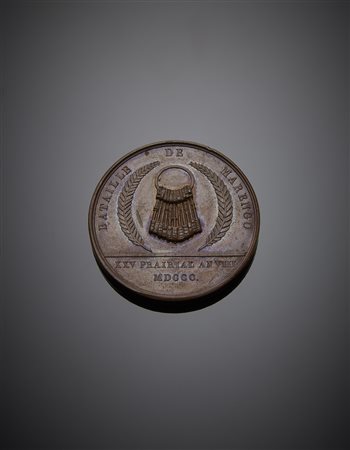 MEDAGLIE Battaglia di Marengo (1800). Medaglia in bronzo (mm. 41), opus...