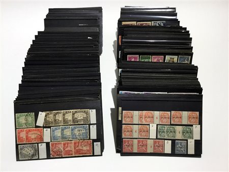 [MONDIALI] Lotto di serie e francobolli di tutto il mondo in 773 cartoncini...