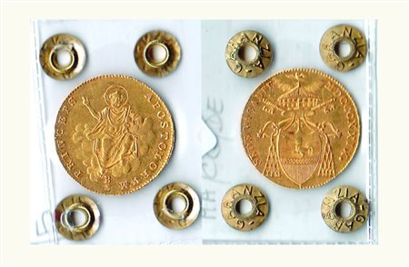 BOLOGNA - Sede Vacante - Doppia 1829. Rarità: RR - Metallo: AU -...